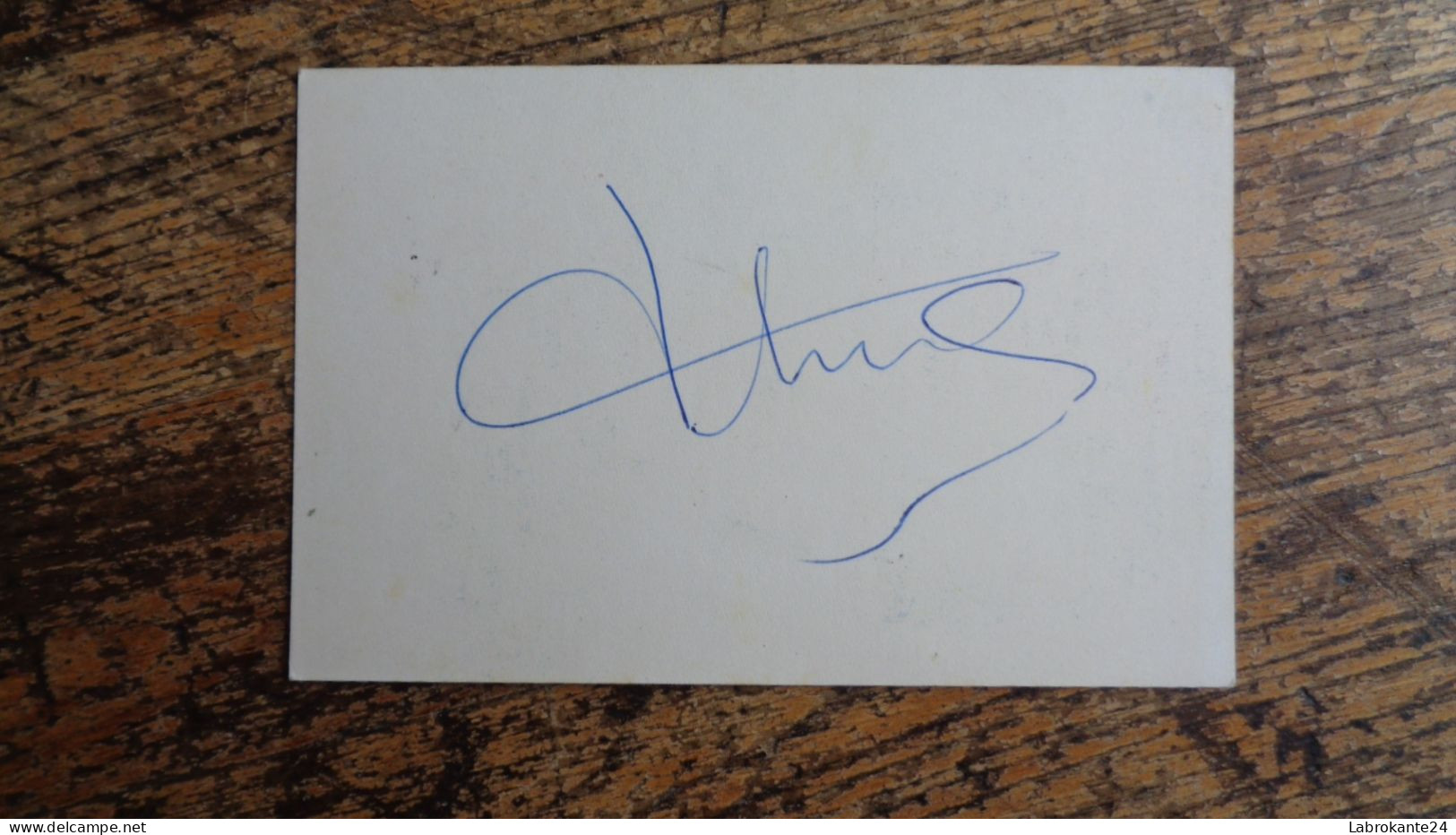 REF 633 : Autographe Original Jacques DUTRONC - Chanteurs & Musiciens