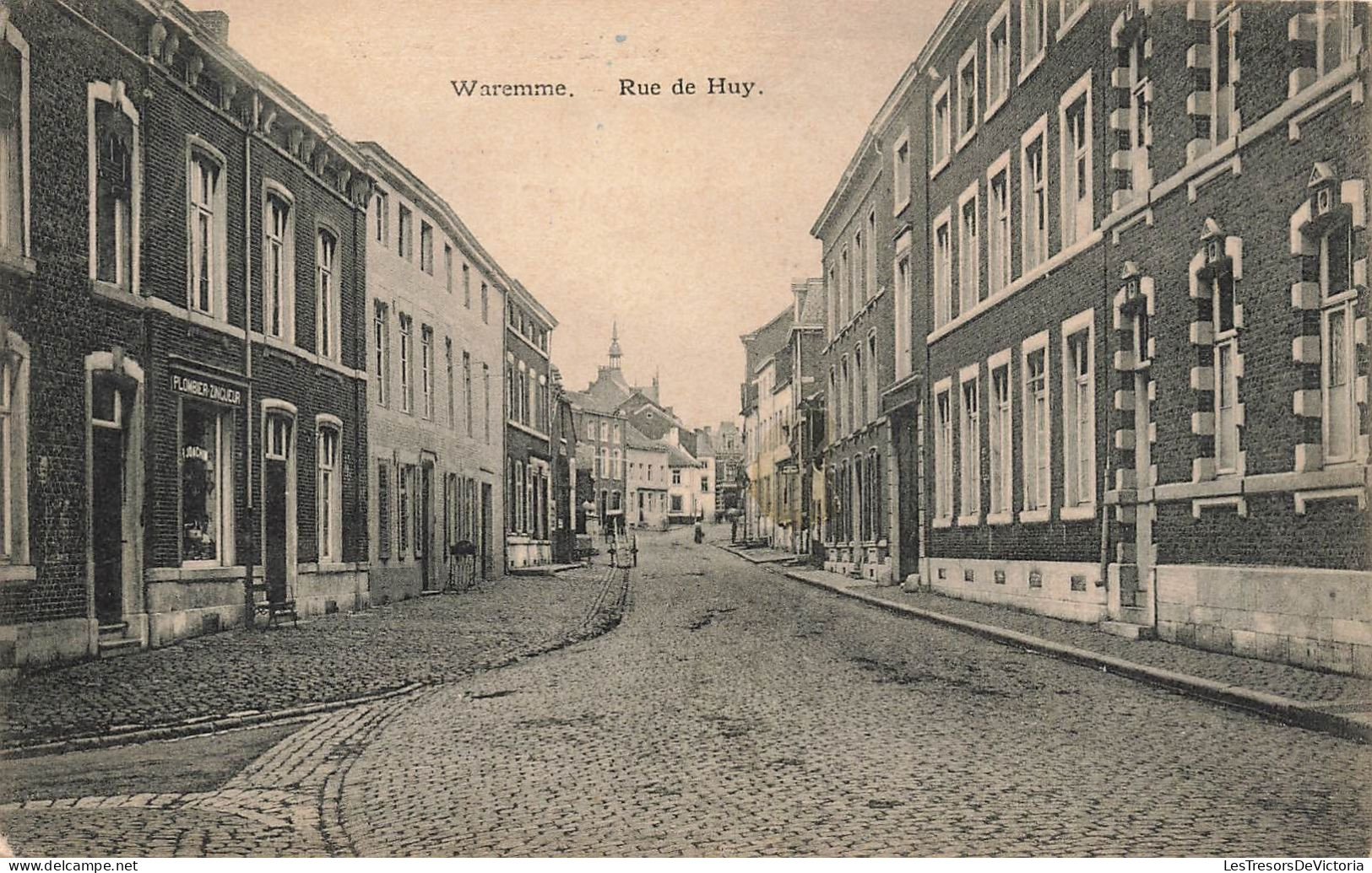 Belgique - Waremme - Rue De Huy - H. Bertels - Oblitéré 1910 - Carte Postale Ancienne - Borgworm