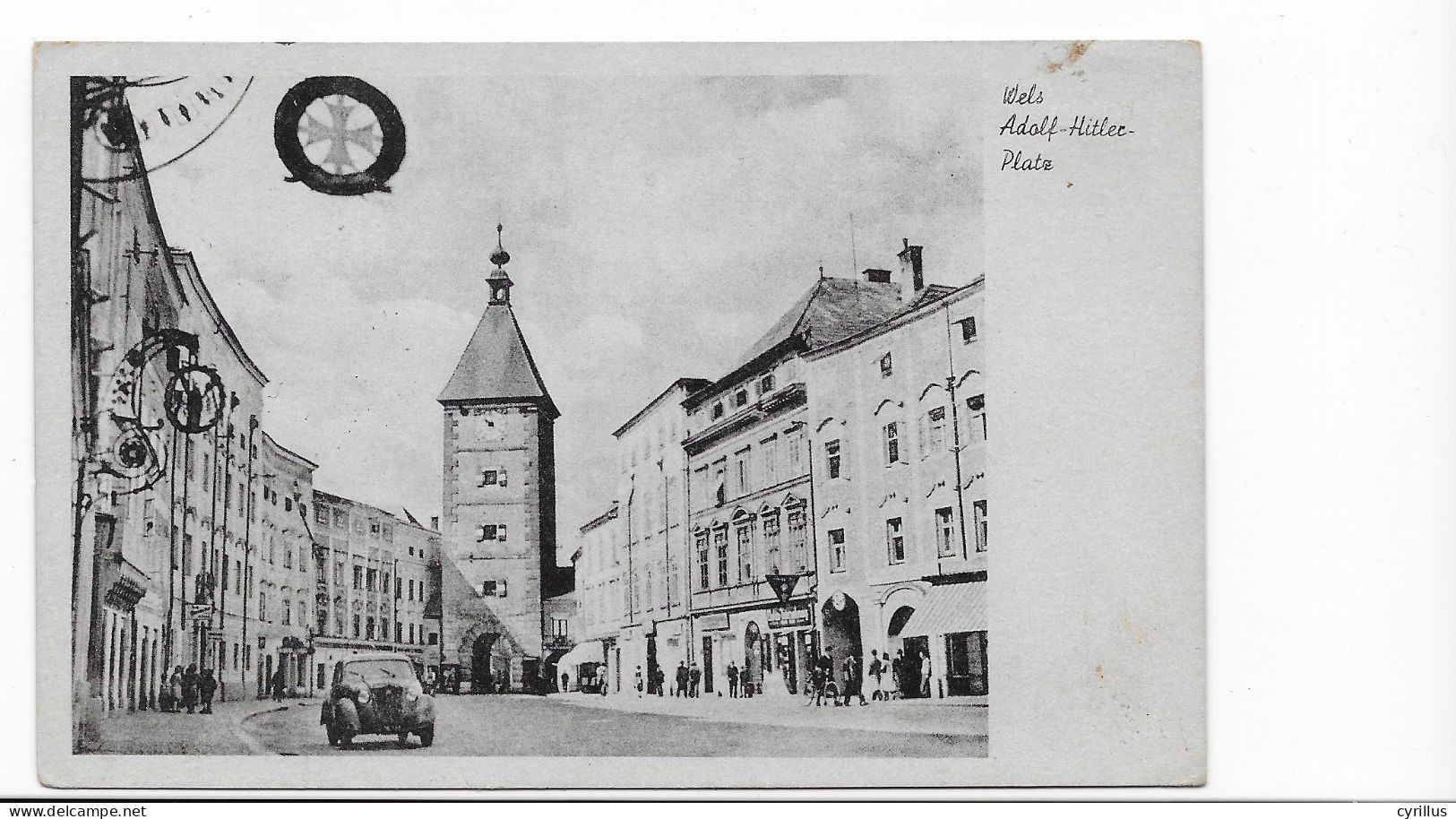 CPA - WELS - ADOLF- HITLER - PLATZ - (Voir Cachet) - Wels