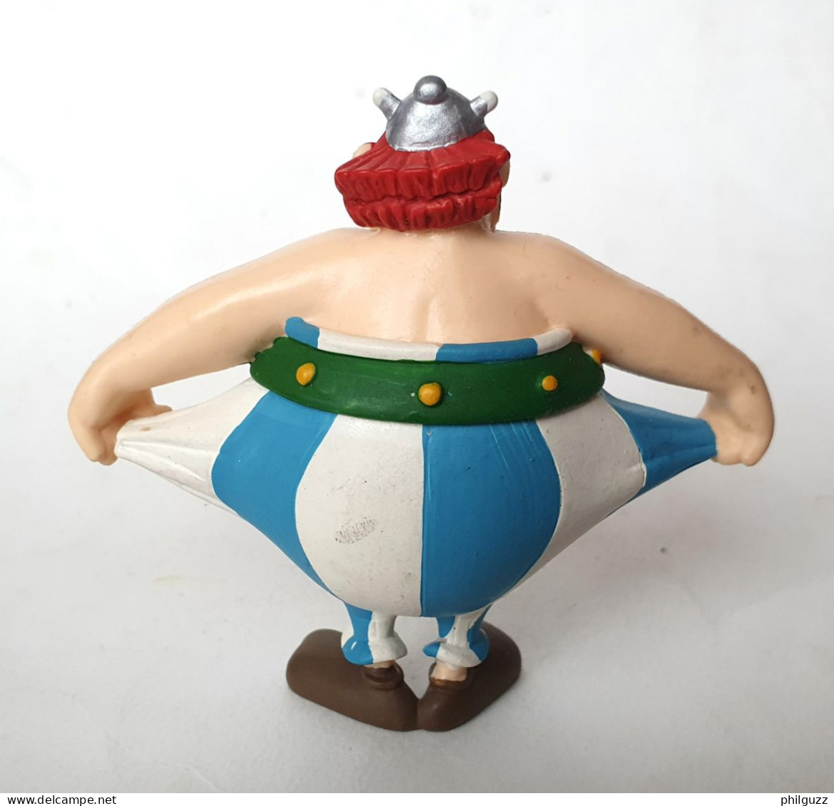 FIGURINE ASTERIX PLASTOY 2007 OBELIX TIRE SUR SES POCHES (2) - Astérix & Obélix