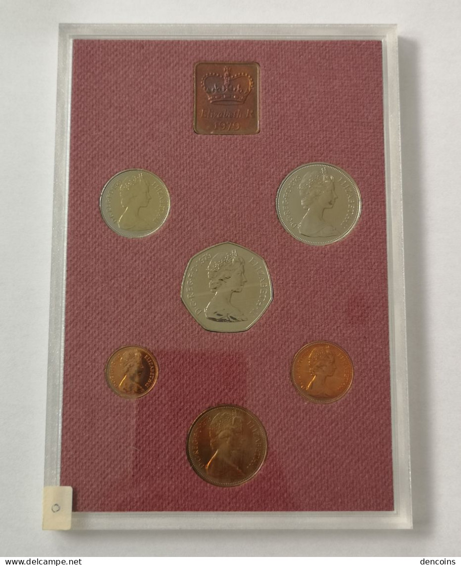 UNITED KINGDOM 1979 GREAT BRITAIN PROOF COIN SET – ORIGINAL - GRAN BRETAÑA GB - Mint Sets & Proof Sets