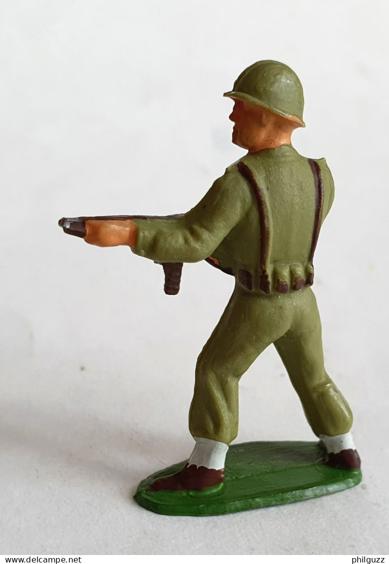 SOLDAT FIGURINE FIG STARLUX FANTASSIN 03 Mitraillette 1954 SR MC (2) - Starlux