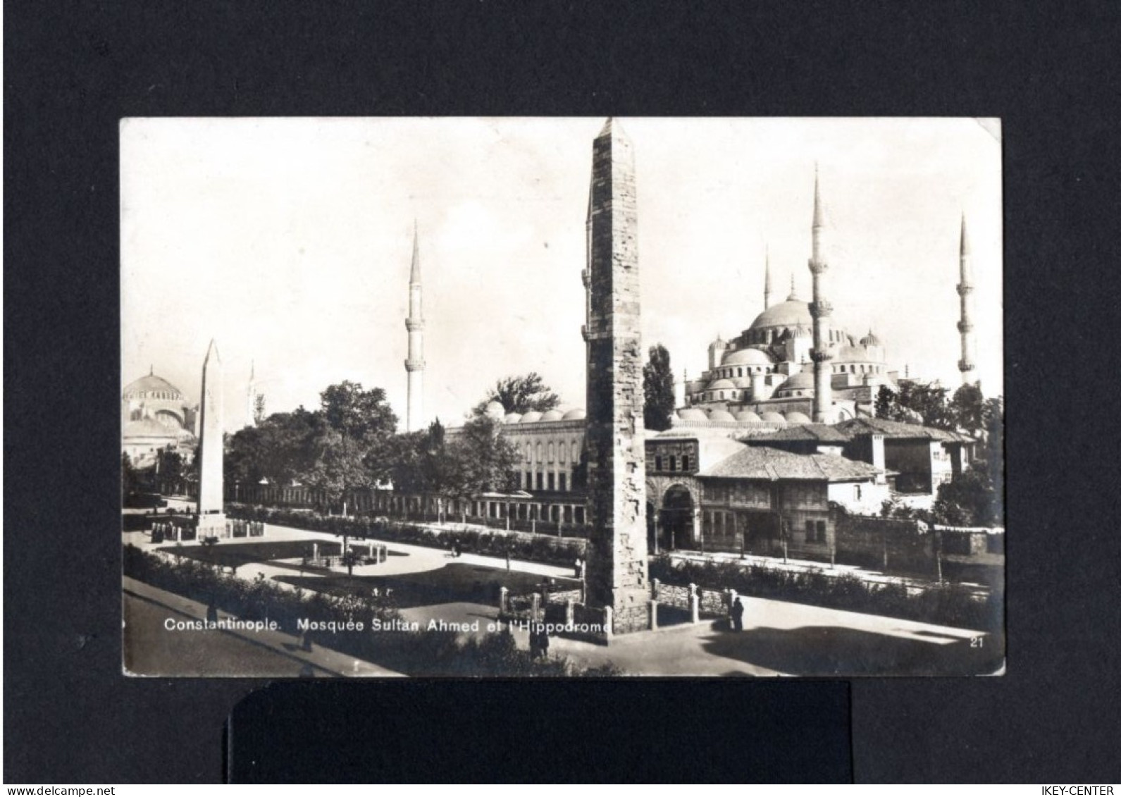 S3966-TURKEY-OLD OTTOMAN POSTCARD ISTANBUL To WURZBURG (germany) 1929.Carte Postale TURQUIE - Lettres & Documents