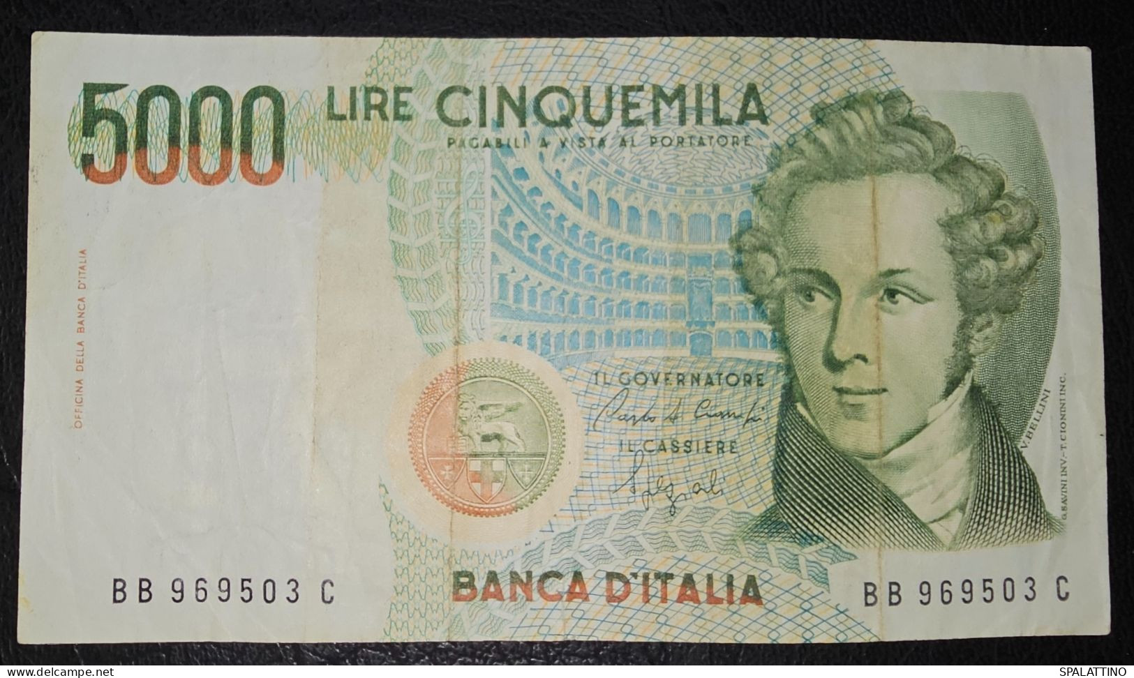 ITALY- 5000 LIRE 1985. - 5000 Lire