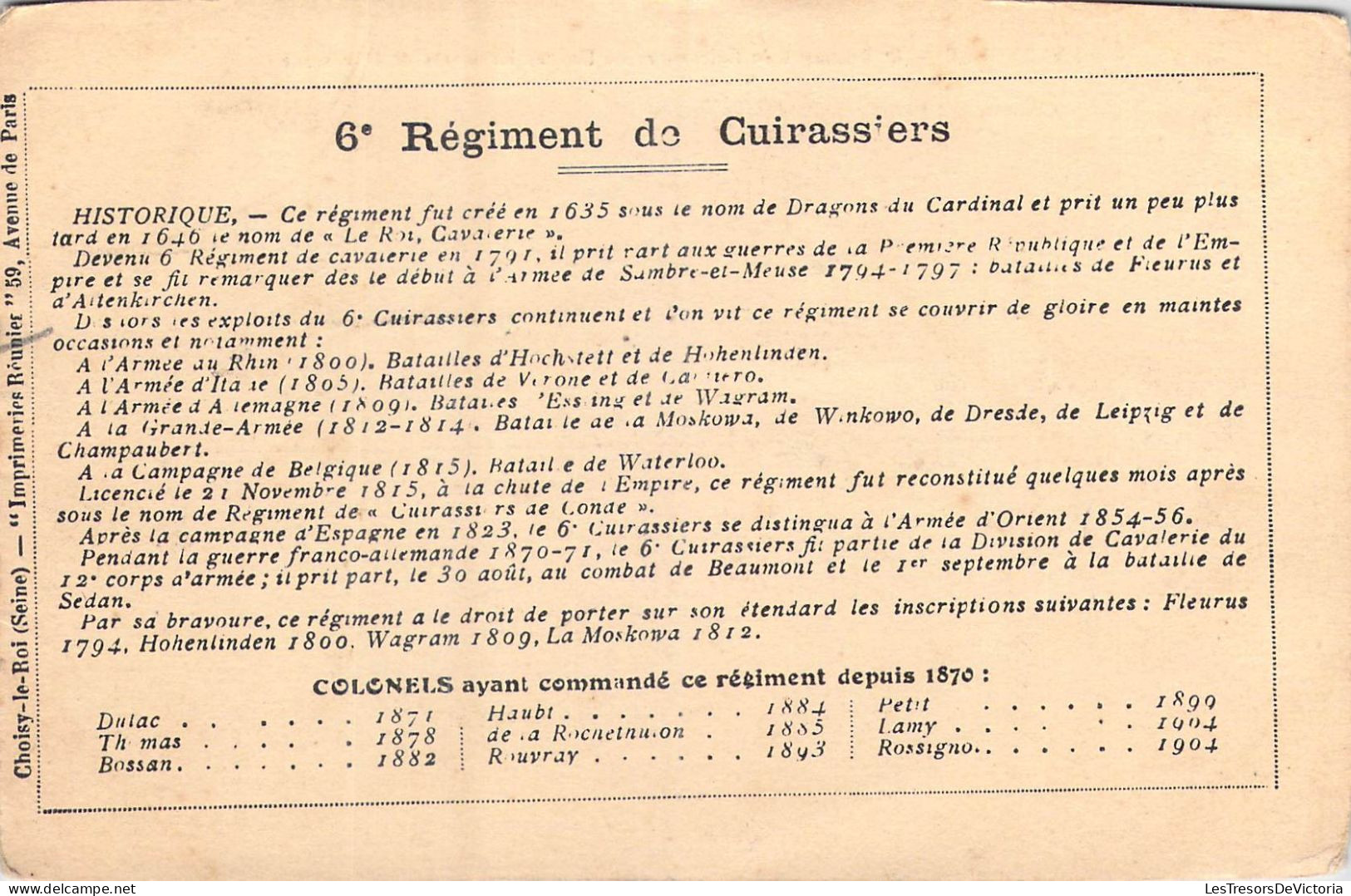 FRANCE - 51 - Sainte-Menehould - 6e Régiment De Cuirassiers - Un Des Bâtiments De La Caserne - Carte Postale Ancienne - Sainte-Menehould