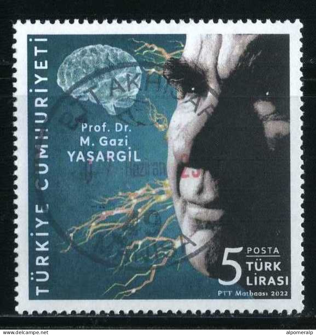 Türkiye 2022 Mi 4711 Prof Dr Gazi Yaşargil, Neurosurgeon Of The Century, Physician, Medicine - Used Stamps