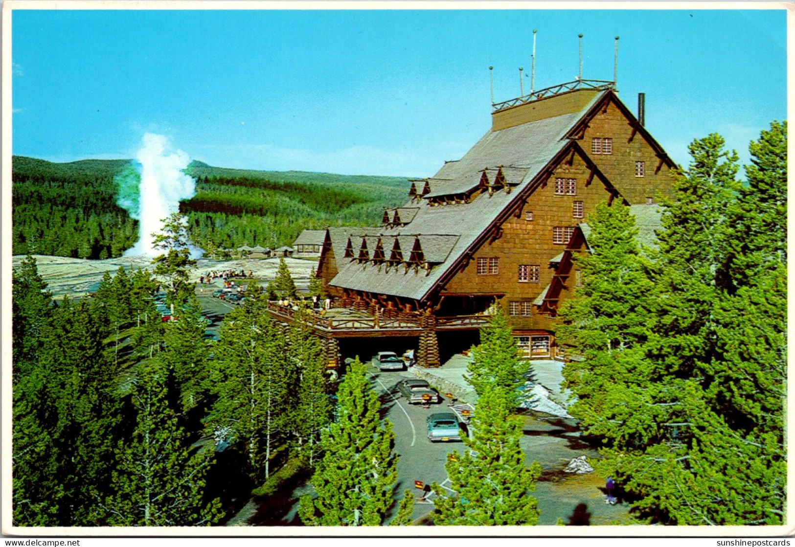 Yellowstone National Park Old Faithful Inn - USA Nationale Parken