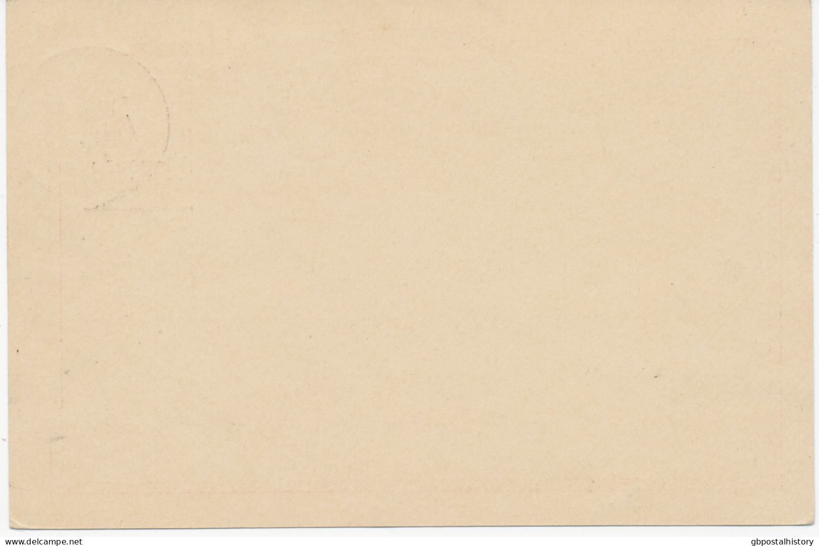 DEUTSCHE POST IN MAROKKO 1901, Germania 10 Pf Mit Aufdruck „Marocco / 10 Centimos“ Kab.-GA-Postkarte Mit K1 „TANGER / (M - Marokko (kantoren)