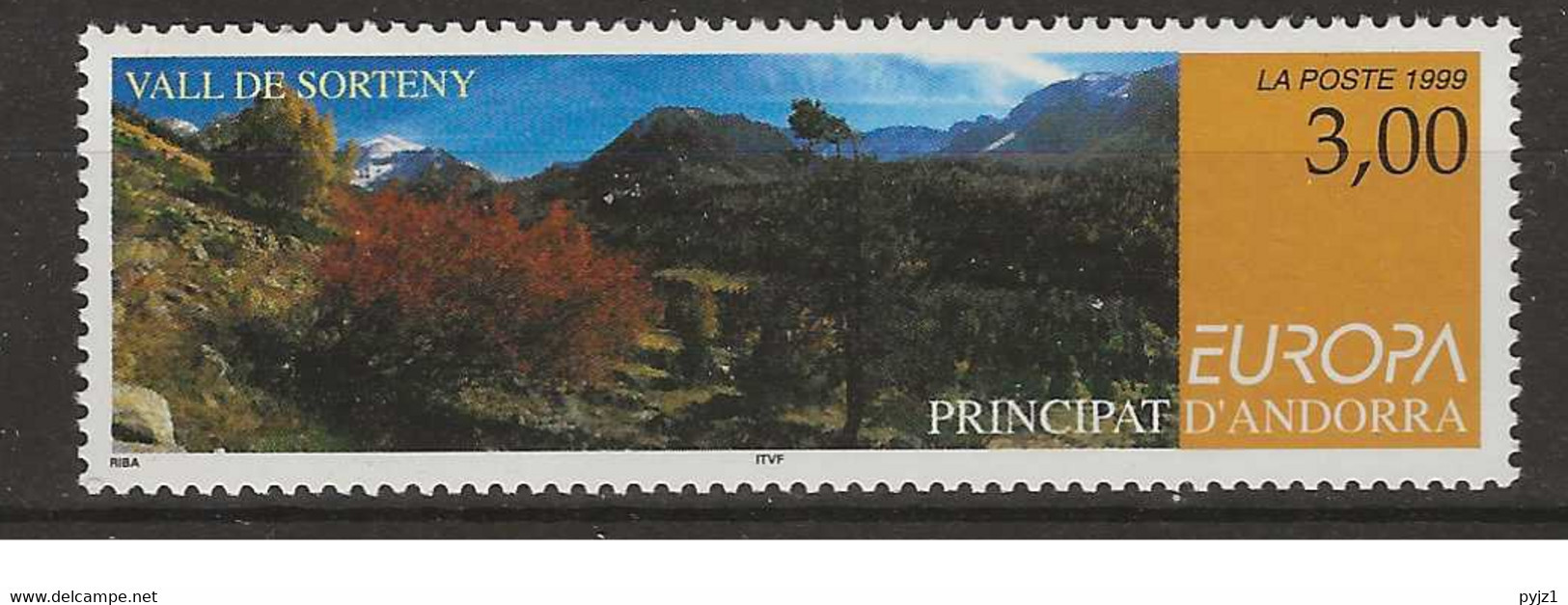 1999 MNH Andorra FR Postfris** - 1999