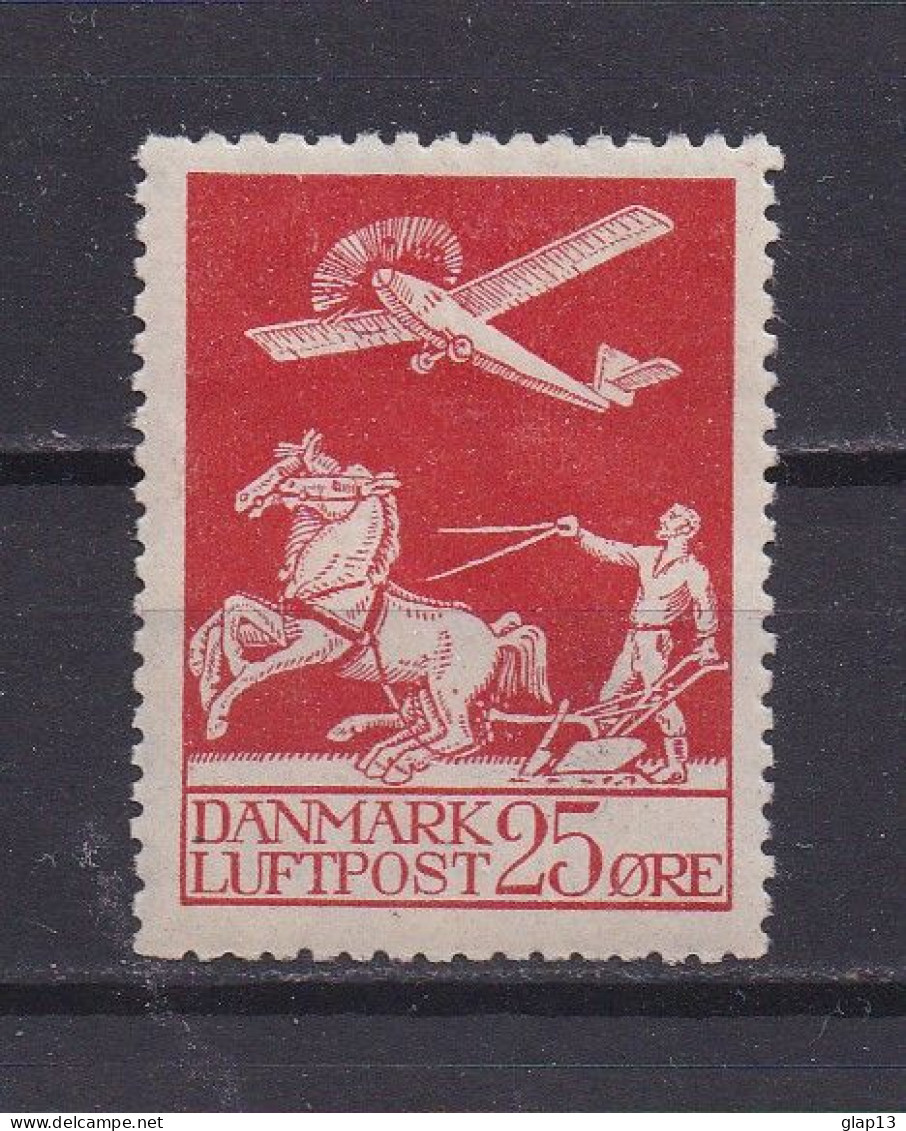 DANEMARK 1925 PA N°3 NEUF AVEC CHARNIERE - Poste Aérienne