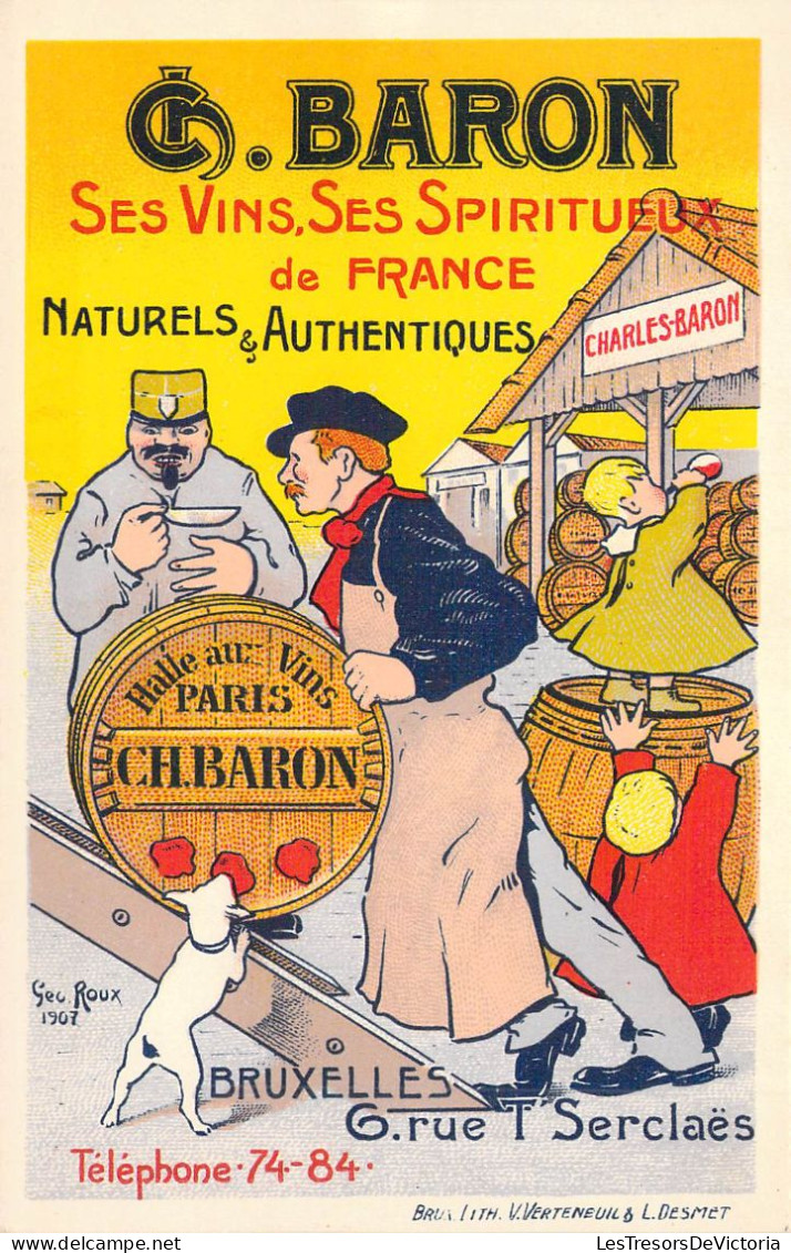 Carte des vins  France. - Vintage