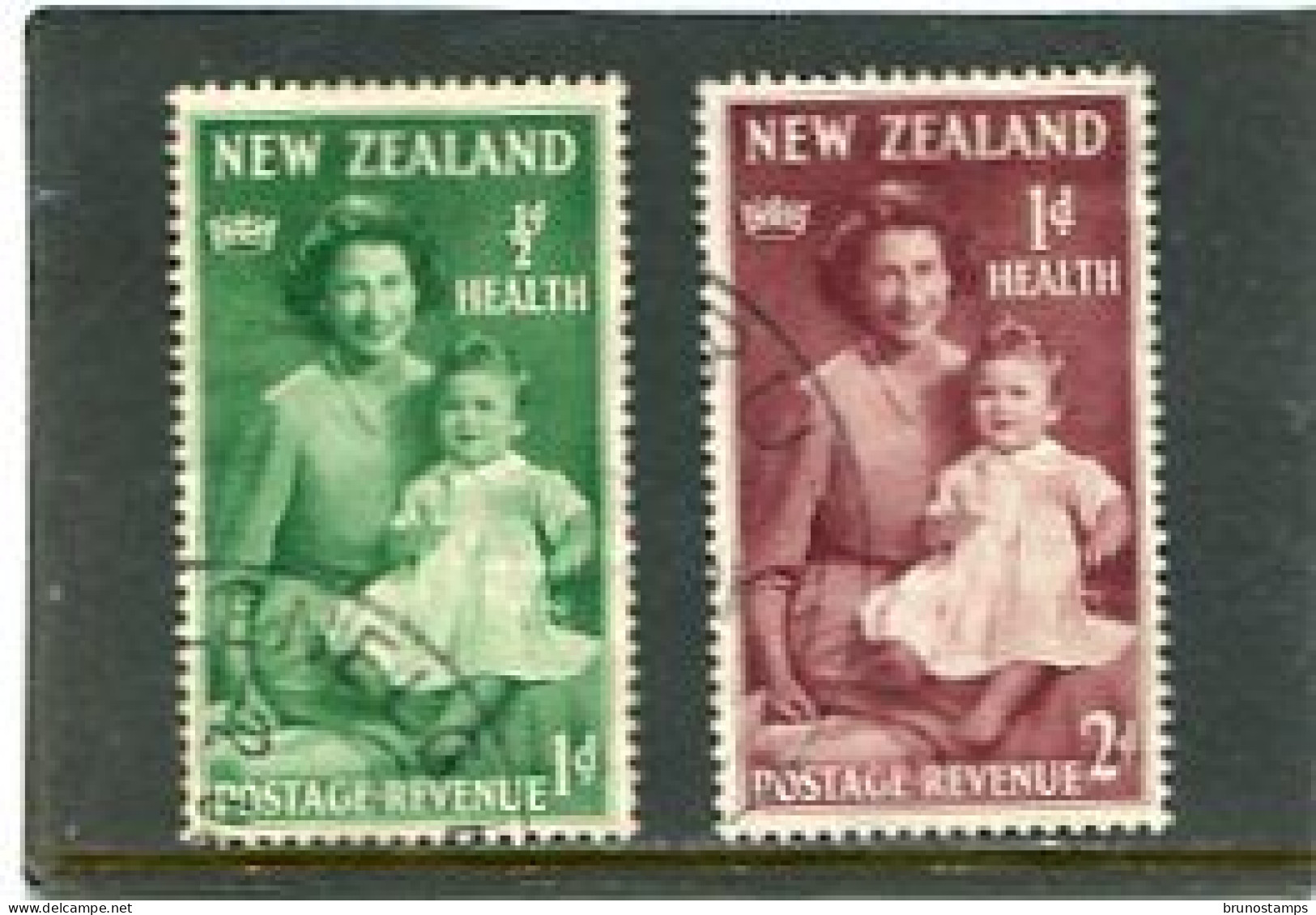NEW ZEALAND - 1950  HEALTH  SET   FINE USED  SG 701/02 - Used Stamps