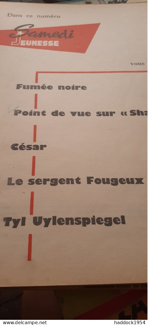 Samedi Jeunesse N° 79 Fumée Noire Samedi Jeunesse 1964 - Samedi Jeunesse