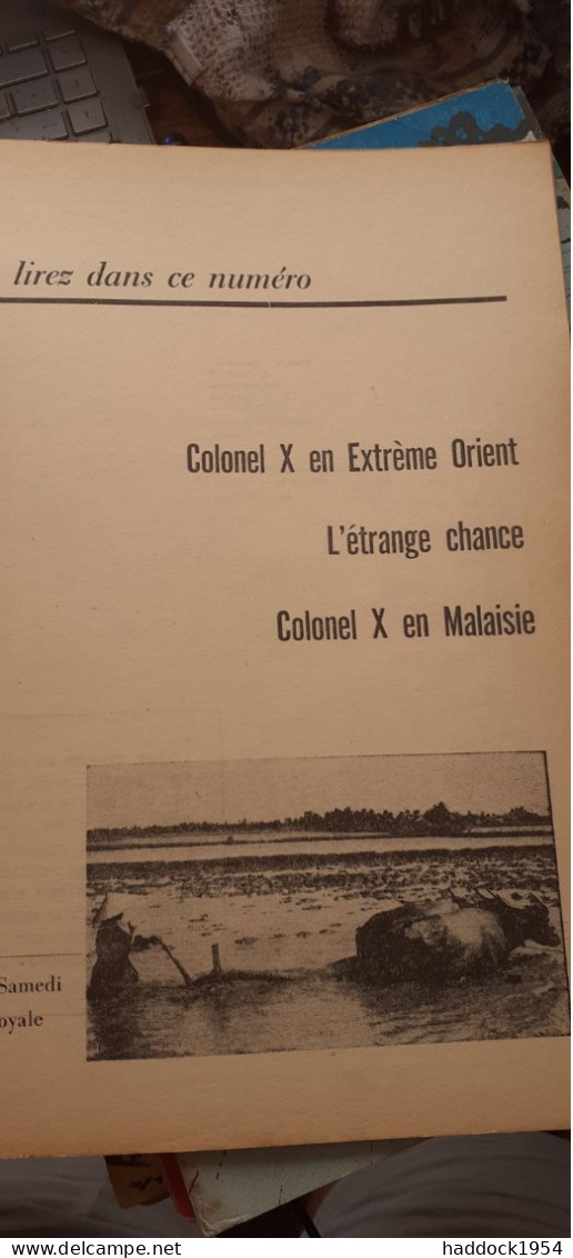 Samedi Jeunesse N° 30 COLONEL X En Extrême-orient - COLONEL X En Malaisie MARIJAC Samedi Jeunesse 1960 - Samedi Jeunesse