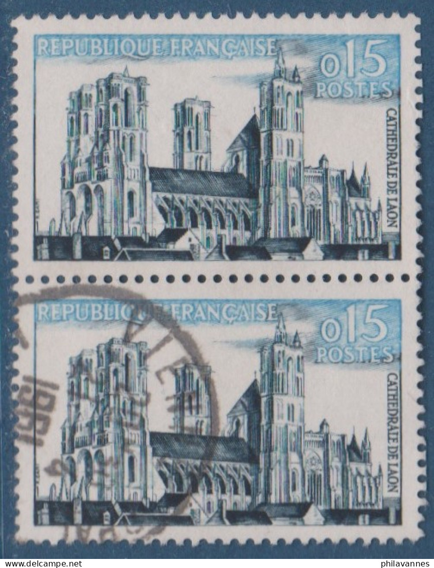 Cathédrale De Laon,  N° 1235, Petite Variété, Nuages Noirs ( V2307B/7.5) - Gebruikt