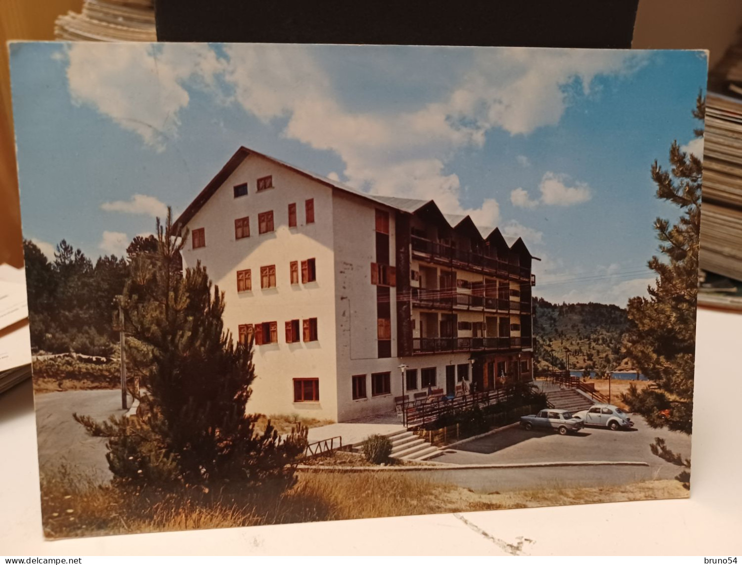 Cartolina Lago Ampollino, Hotel Il Brigante 1979 - Sonstige & Ohne Zuordnung