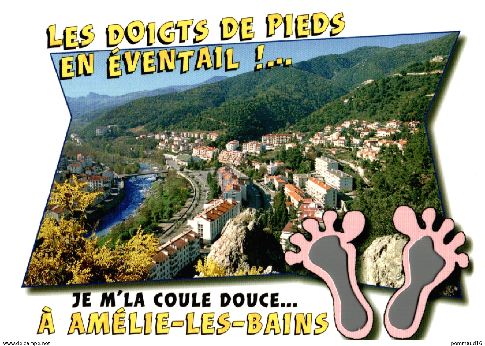 CPM Les Doigts De Pieds En éventail ! Je M'la Coule Douce à Amélie-les-Bains - Amélie-les-Bains-Palalda