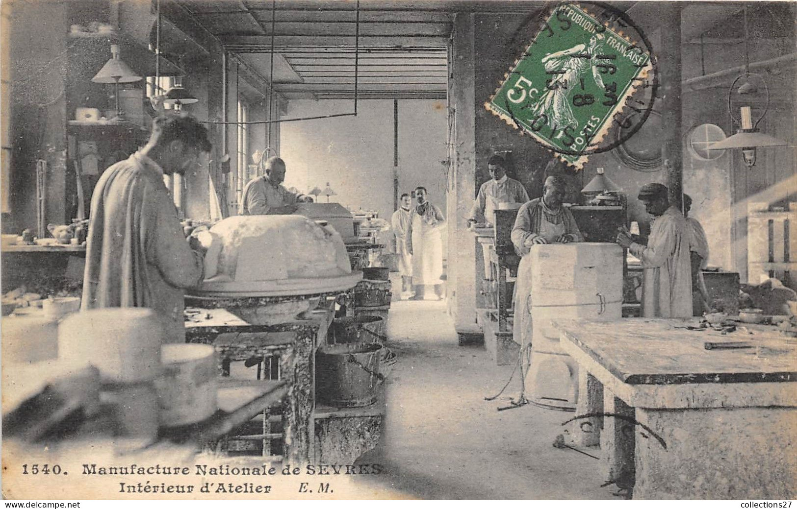 92-SEVRES- MANUFACTURE NATIONALE DE SEVRES INTERIEUR D'ATELIER - Sevres