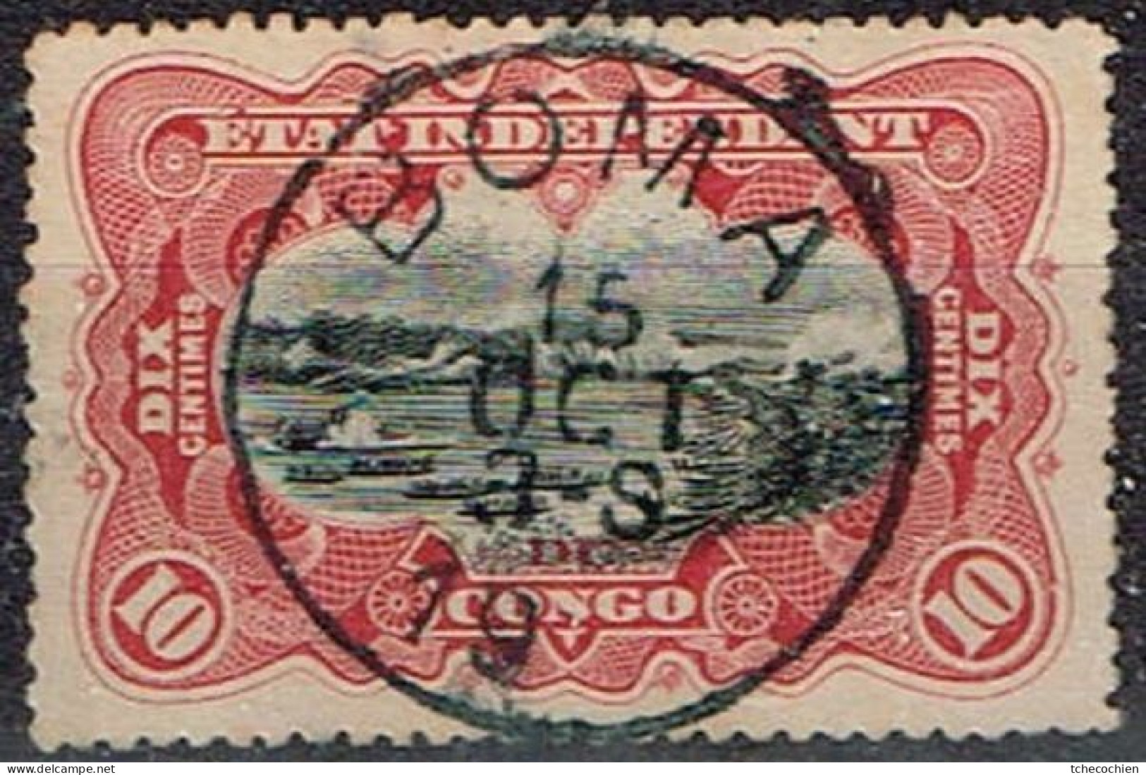 Congo Belge - 1894 - Y&T N° 19, Oblitéré Boma - 1884-1894