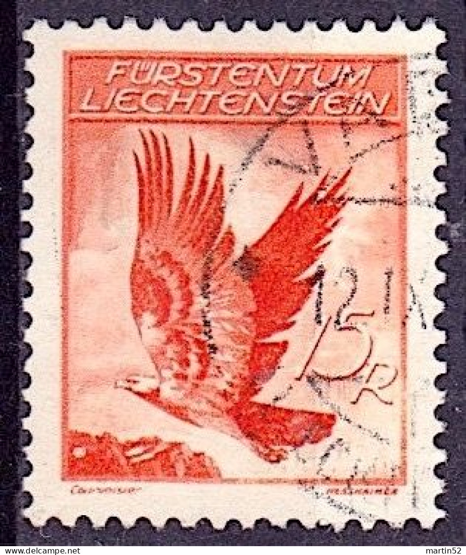 Liechtenstein 1935: Adler Aigle Eagle (Aquila Chrysaetos) Zu PA 10y Mi 144x VADUZ 12.IX.3? (Zu CHF 70.00) - Aéreo