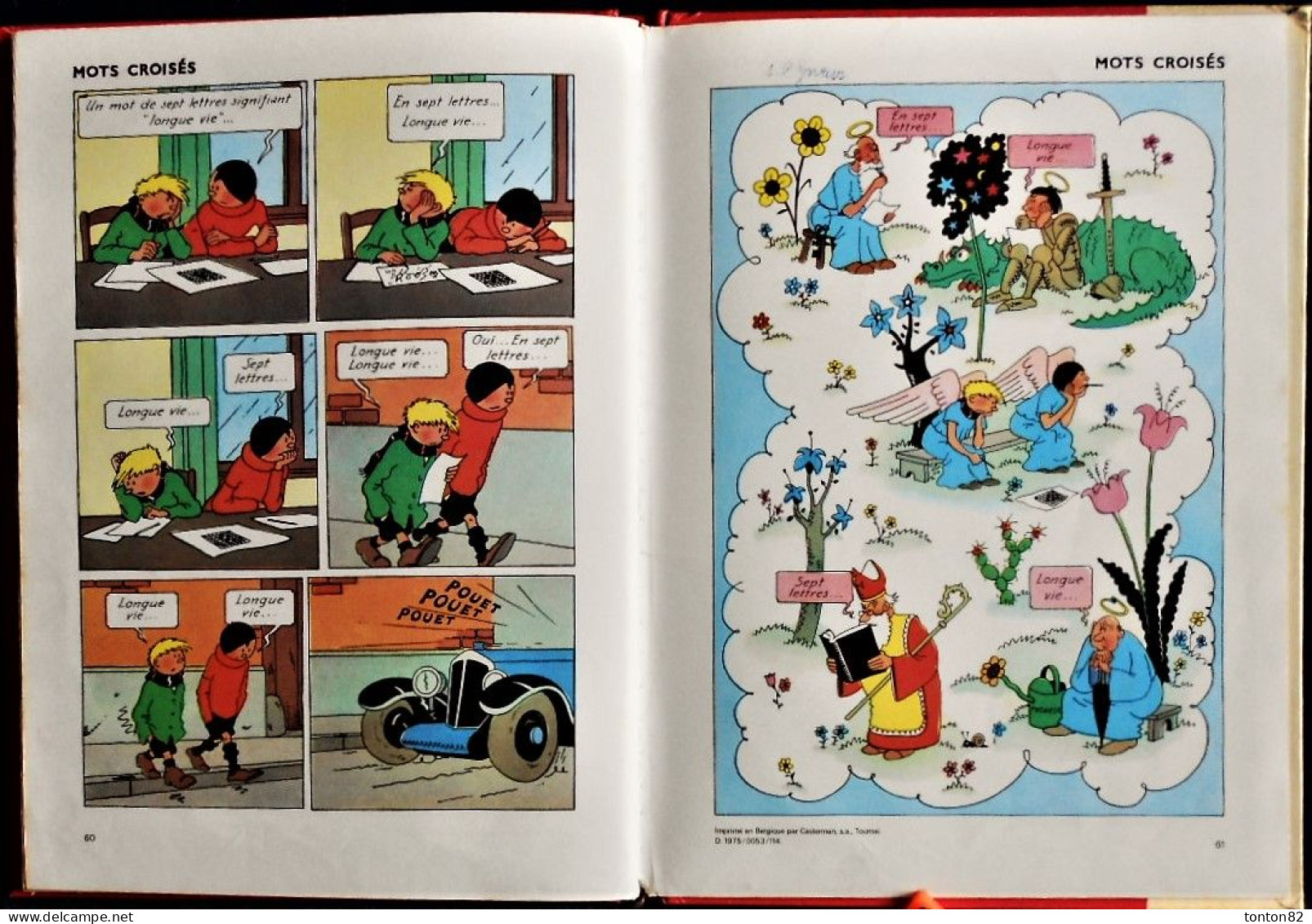 Hergé - Les exploits de Quick et Flupke - Recueil N° 3 - Casterman Couverture Rouge - ( 1975 ) .