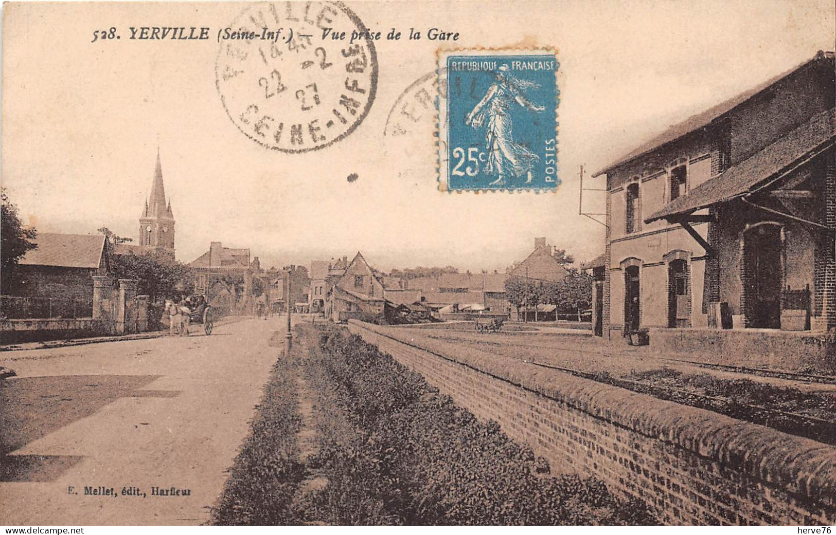 YERVILLE - Vue Prise De La Gare - Yerville