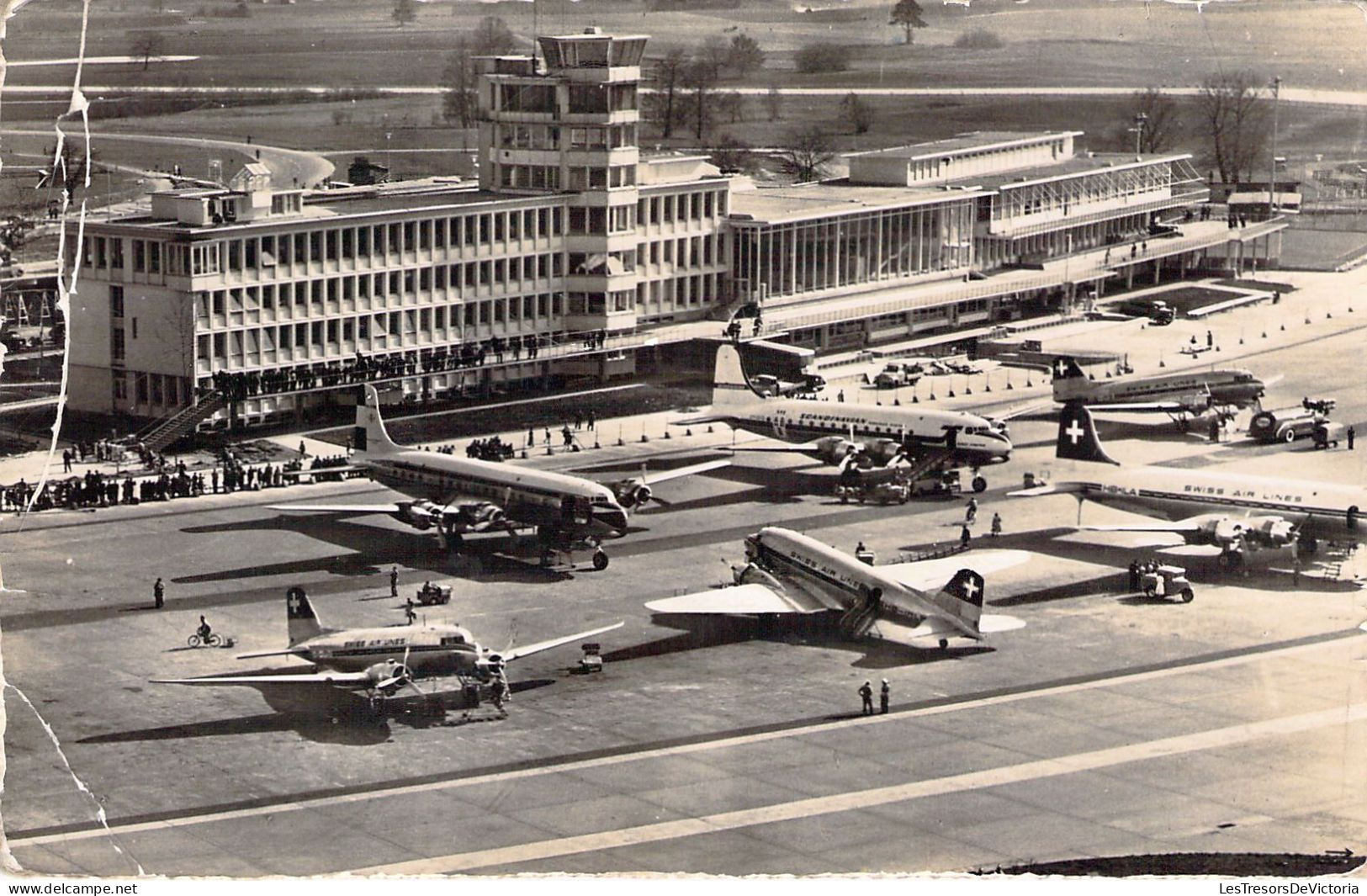 SUISSE - Zürich - Flughei Zürich - Kloten - Carte Postale Ancienne - Kloten