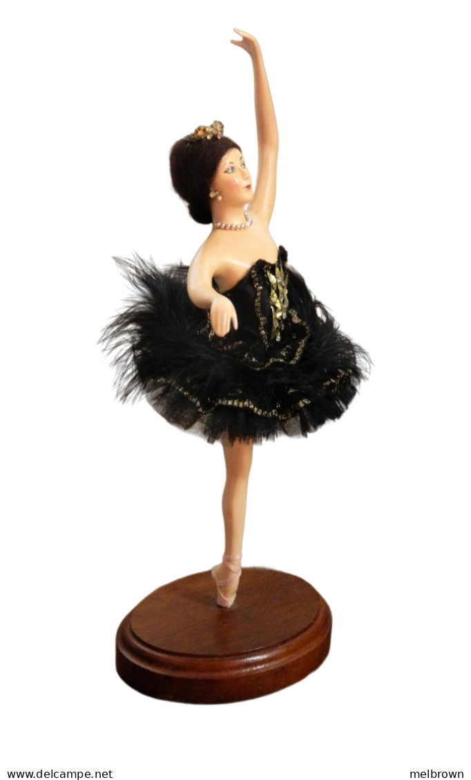 ODILE from SWAN LAKE Ballet. Hand Crafted and  Decorated Porcelain Collectible Figurine - 35.5 cm
