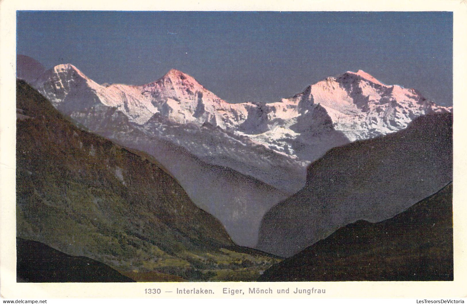 SUISSE - Interlaken - Eiger Mönch Und Jungfrau - Carte Postale Ancienne - Interlaken