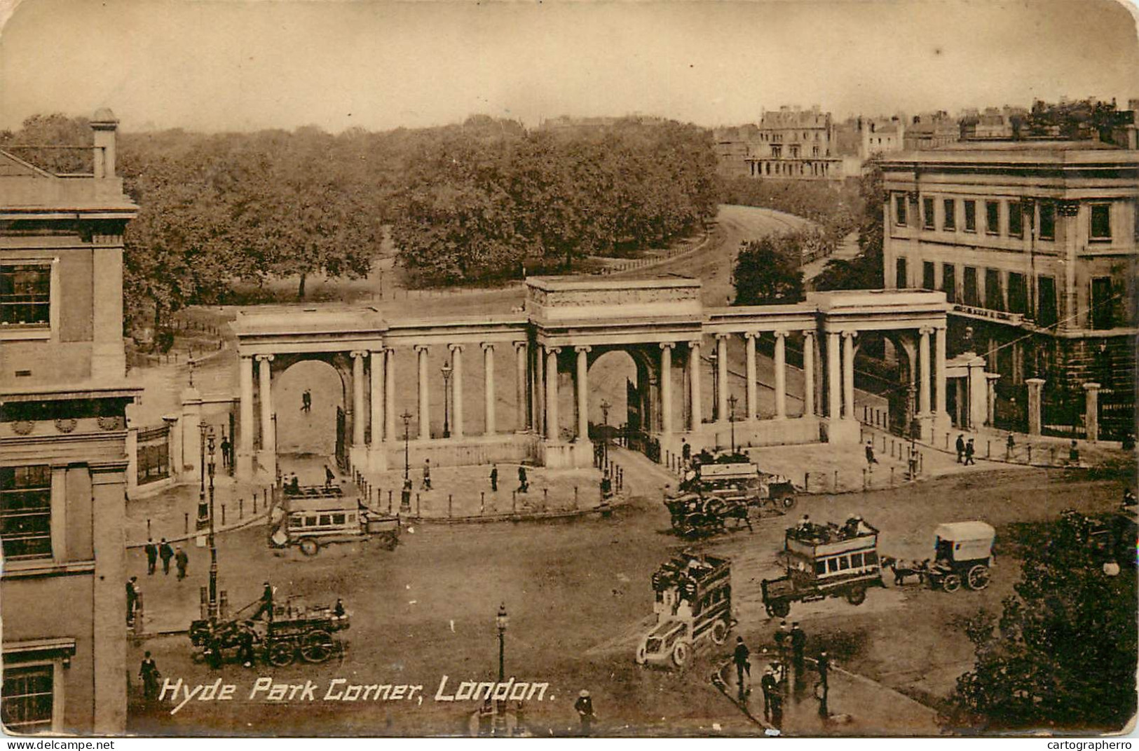 London Transport Hyde Park Tram Bus - Hyde Park