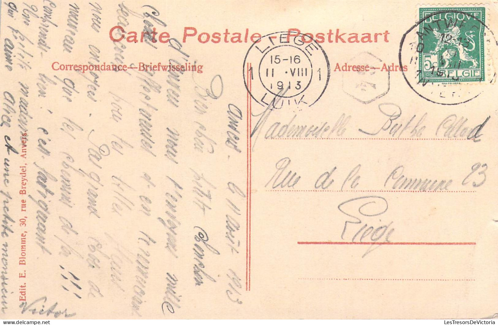 BELGIQUE - ANVERS - Gare Centrale Vue De L'Avenue De Keyser - Edit E Blomme - Carte Postale Ancienne - Antwerpen