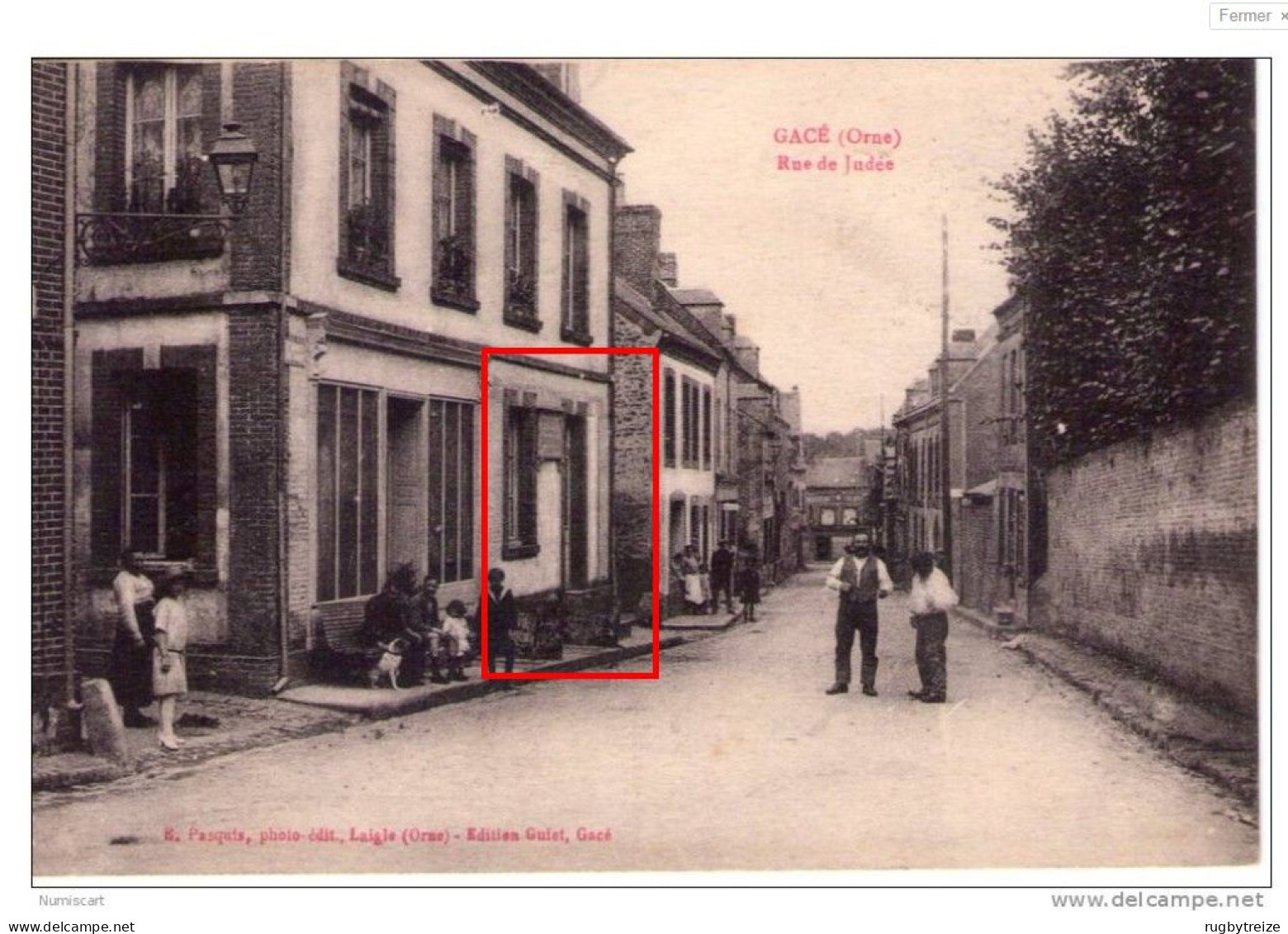 6897 GACE ORNE 61 - Menuiserie Ebenisterie  Paul POIDEVIN - Rue De Judée - Gace