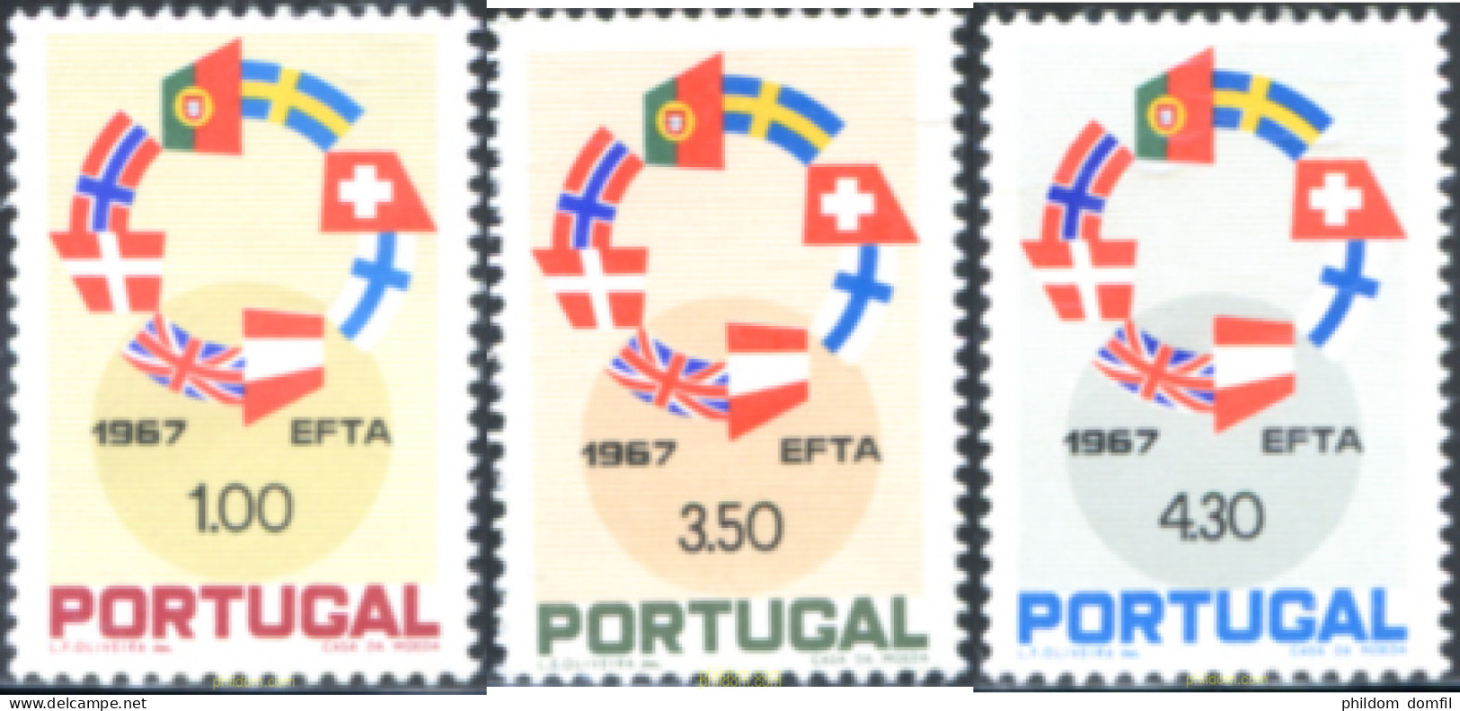 125507 MNH PORTUGAL 1967 ASOCIACION EUROPEA DE LIBRE CAMBIO - Other & Unclassified