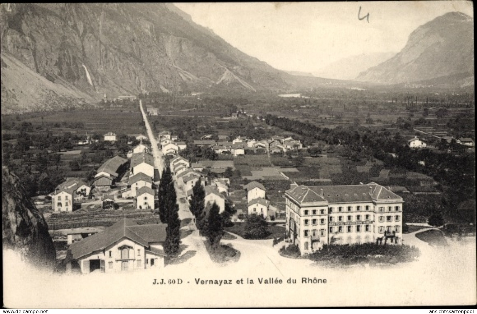 CPA Vernayaz Kanton Wallis, Vallée Du Rhone, Panorama - Vernayaz