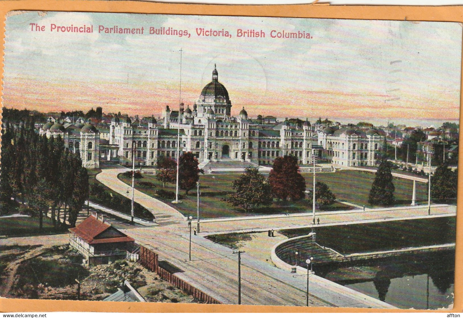 Victoria BC Canada Old Postcard - Victoria