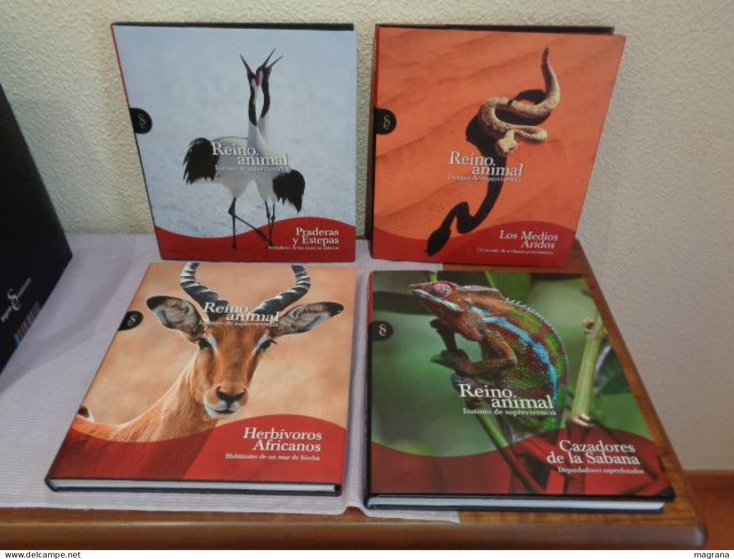 Reino animal. Instinto de Supervivencia. Signo Editores. Completo. 12 Volumenes. En su Caja. Año 2011.