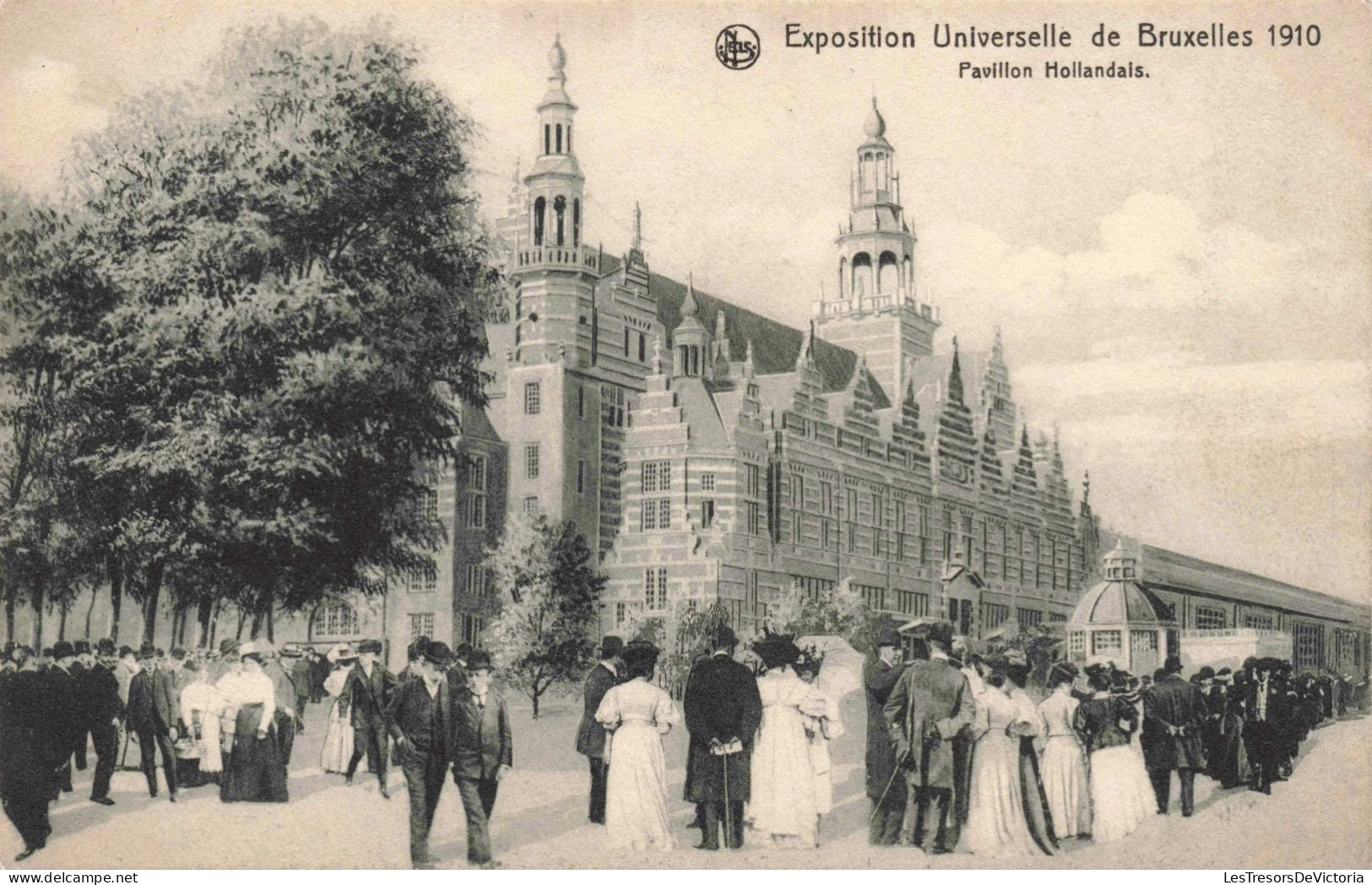 BELGIQUE - Exposition Universelle De Bruxelles 1910 - Pavillon Hollandais - Animé - Carte Postale Ancienne - Universal Exhibitions