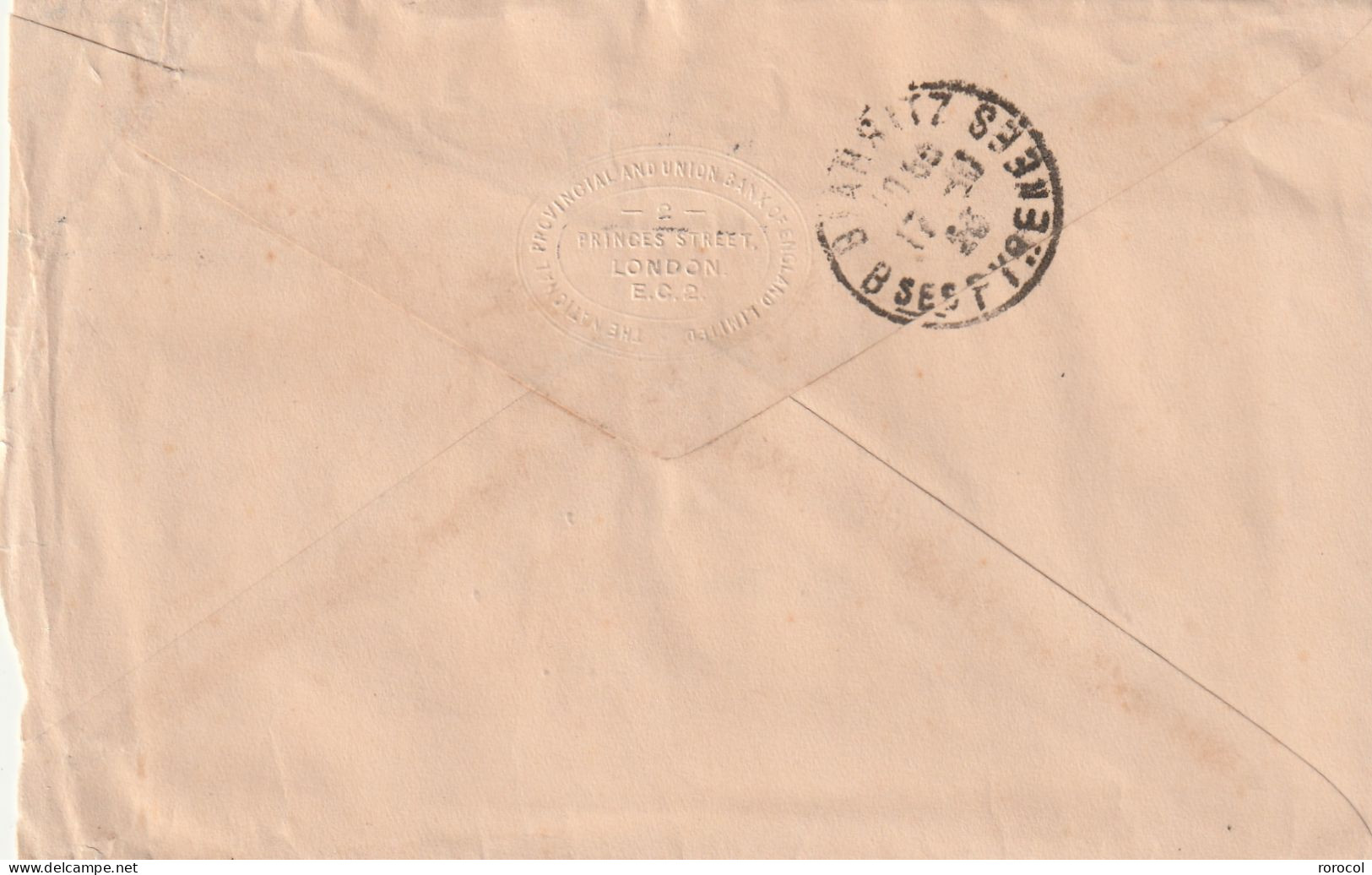 GB Lettre 1923 LONDON EC BRITISH EMPIRE EXHIBITION  Timbre PERFIN - Storia Postale