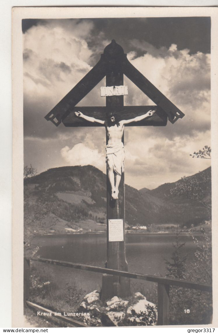 D2282) KREUZ Am LUNZERSEE - NÖ - Sehr Schöne Alte FOtO AK - Lunz Am See