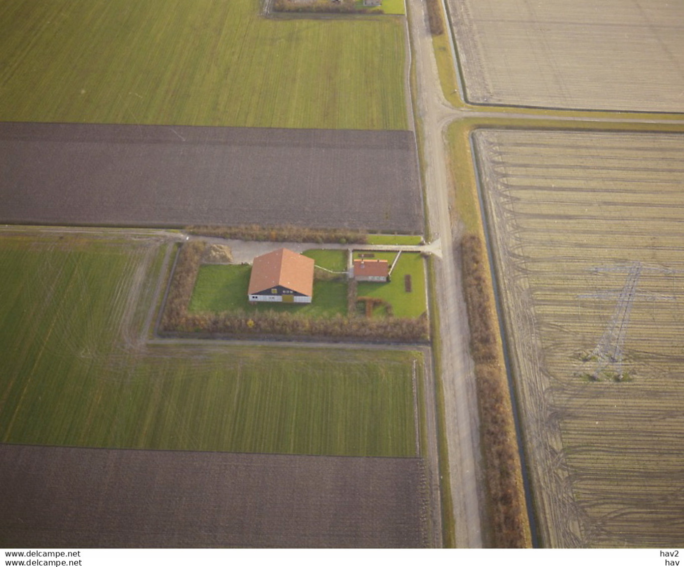 Flevoland, Boerderij, Luchtfoto LF511 - Sonstige & Ohne Zuordnung