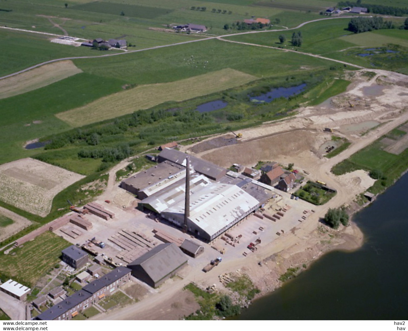 Wijk Bij Duurstede, Steenfabriek, Luchtfoto LF1367 - Wijk Bij Duurstede