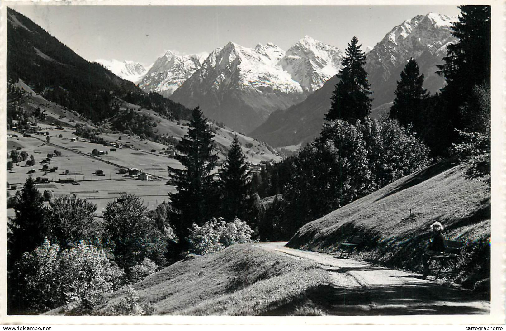 Switzerland Klosters Rutipromenade - Rüti