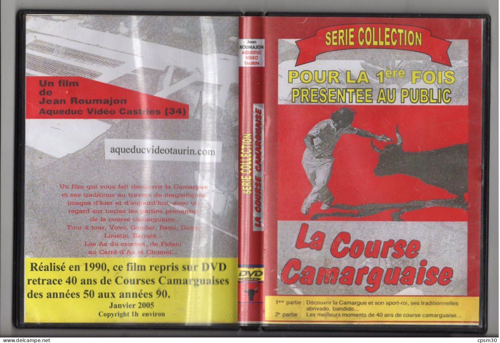 DVD , La Course Camarguaise Par Jean Roumajon (Camargue Taureaux) - Documentari