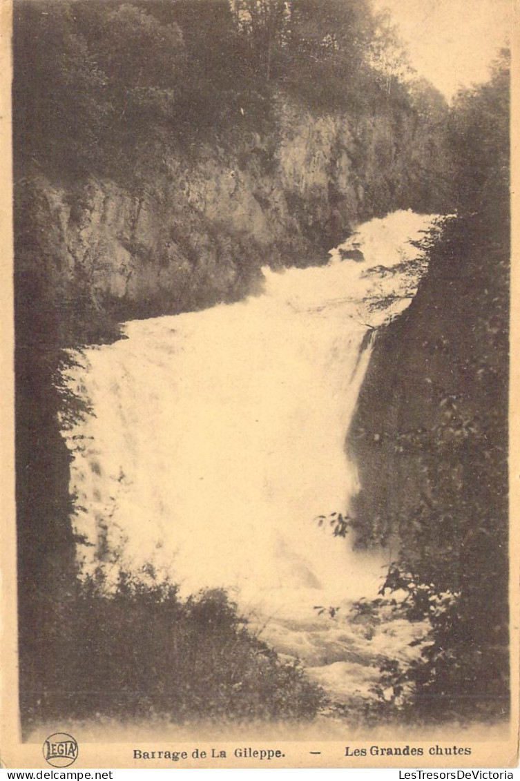 BELGIQUE - GILEPPE - Barrage De La Gileppe - Les Grandes Chutes - Edition J Thibert - Carte Postale Ancienne - Gileppe (Dam)