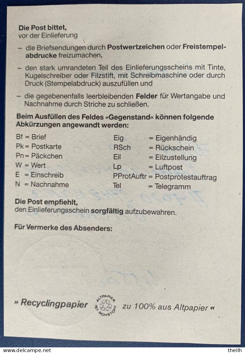 DDR Ganzsache, Mi.Nr. U4, 1990 - Umschläge - Gebraucht