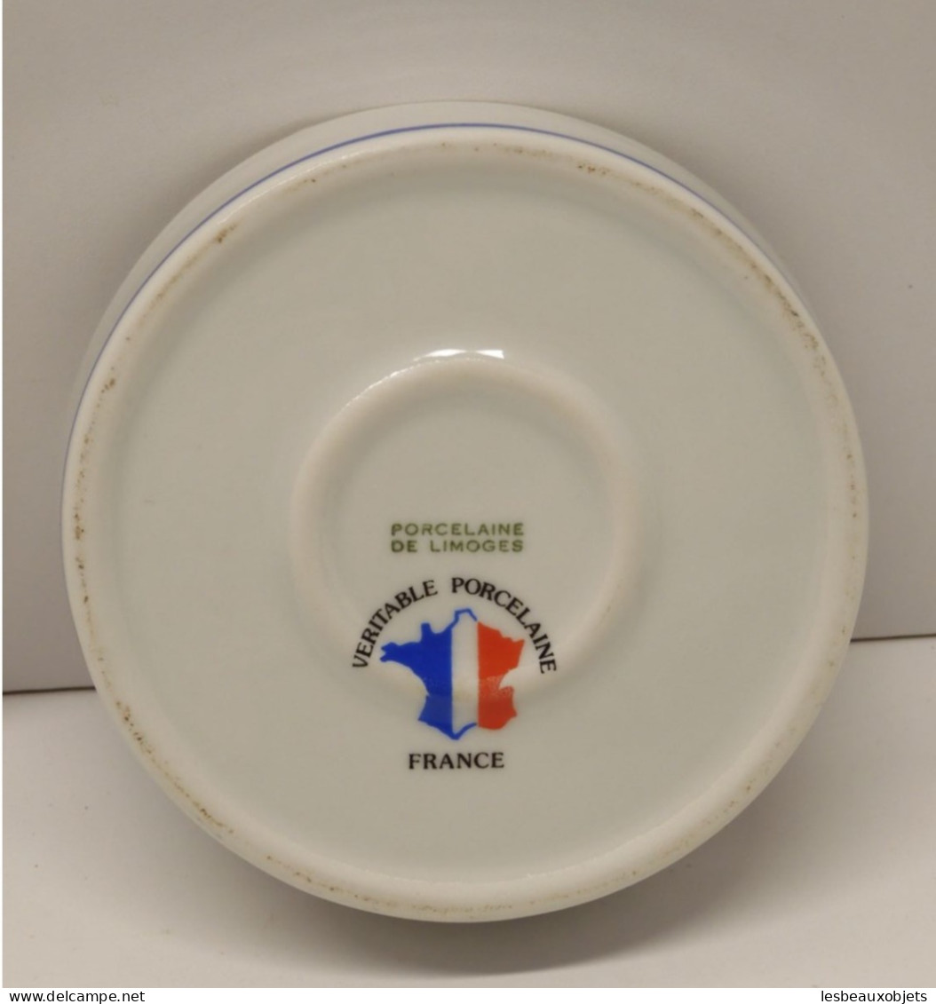 -BONBONNIERE PORCELAINE 1789/1989 DRAPEAUX BLEU BLANC ROUGE BONNET FRYGIEN   E