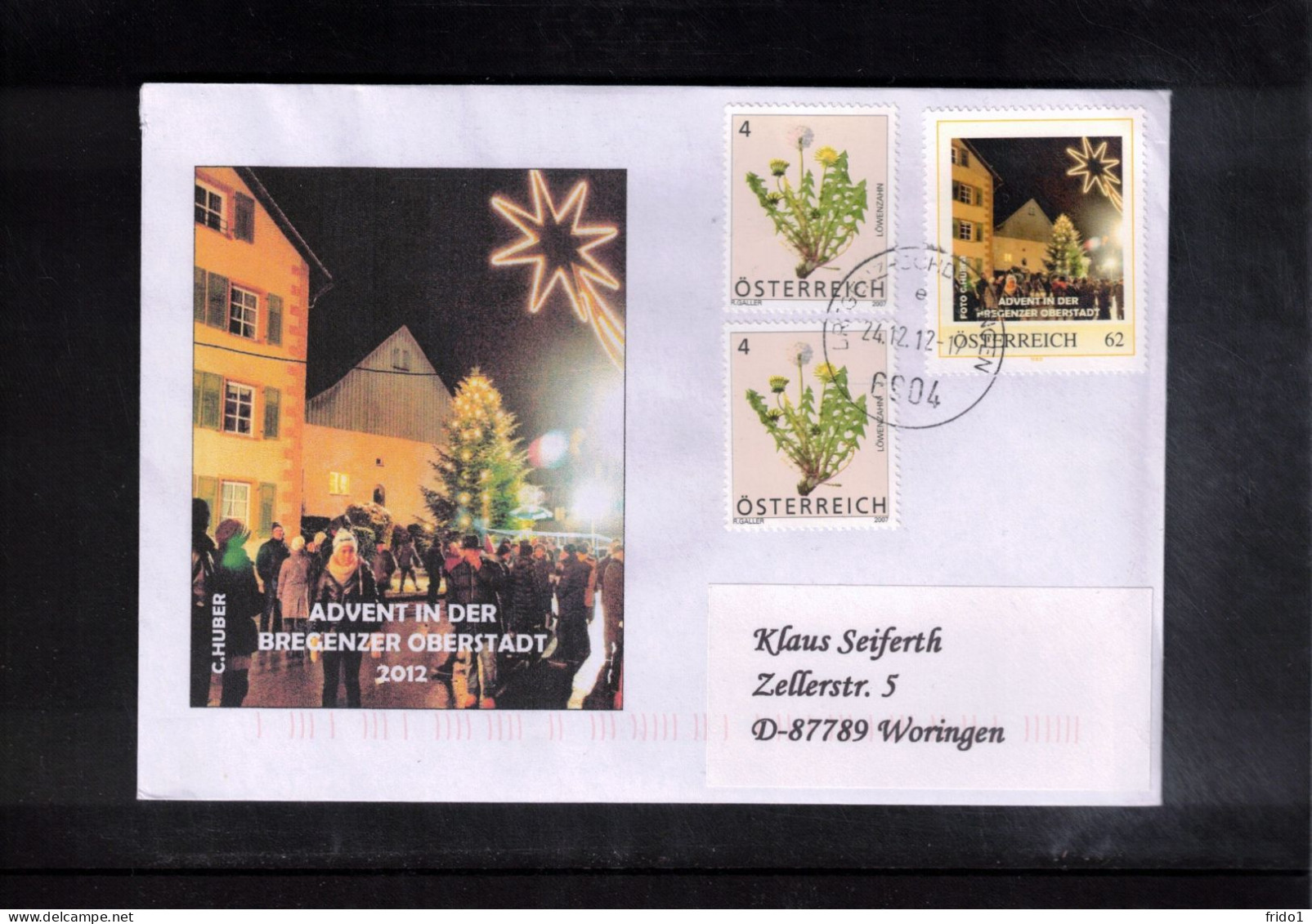 Austria / Oesterreich 2012 Advent In Der Bregenzer Oberstadt 2012 - Covers & Documents