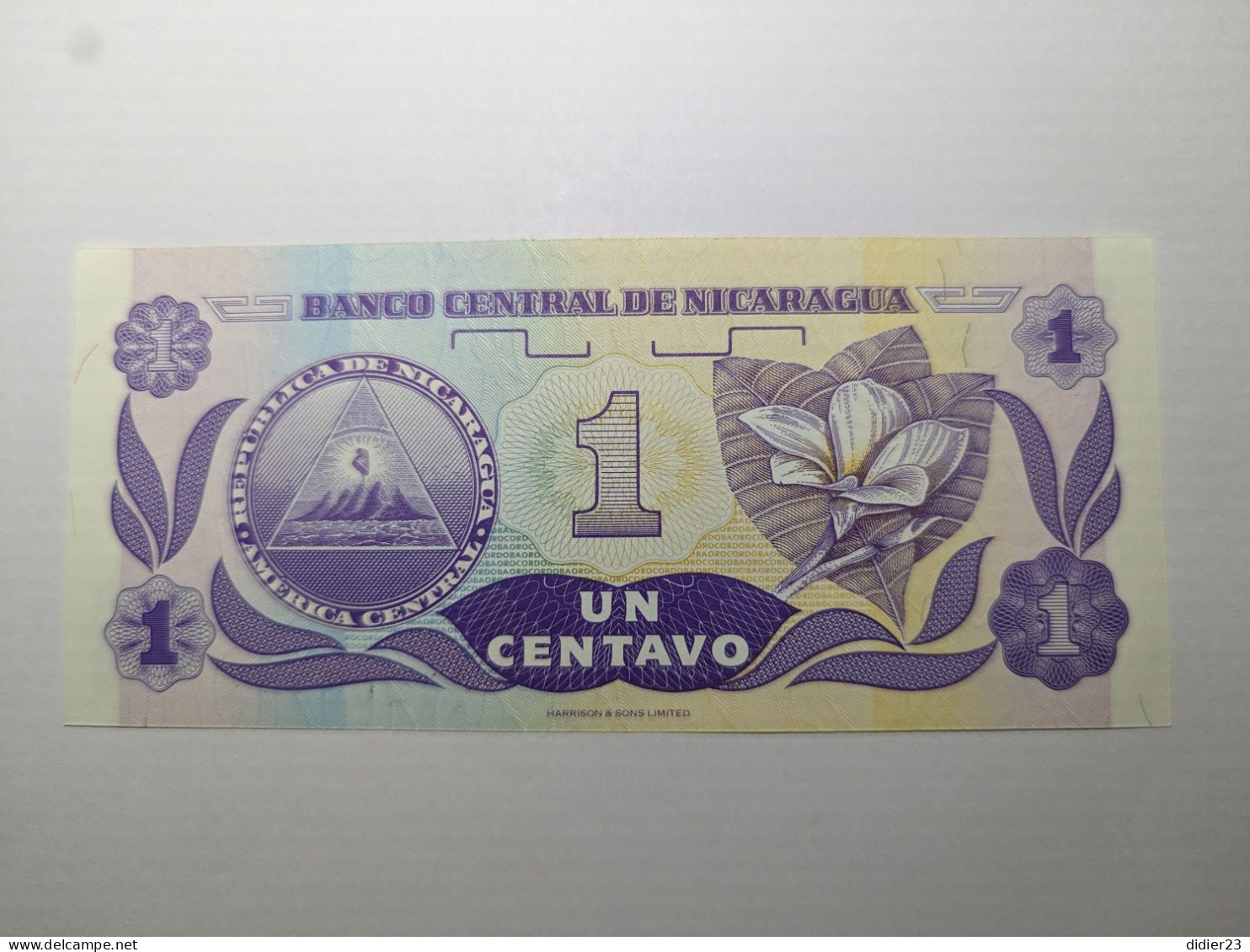 BILLET DE BANQUE NICARAGUA - Nicaragua