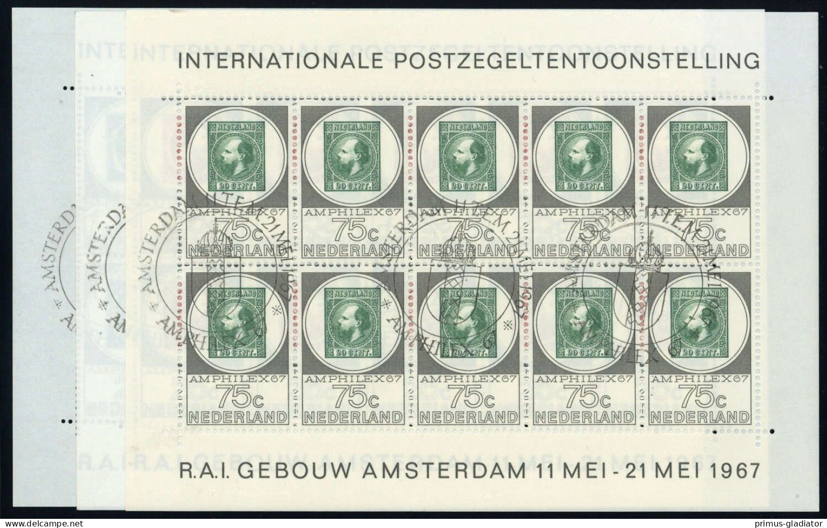 1967, Niederlande, 880-82 KB, Gest. - Autres & Non Classés