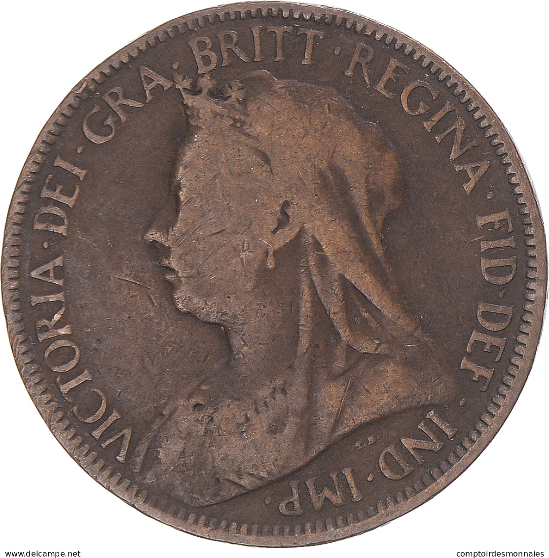 Monnaie, Grande-Bretagne, 1/2 Penny, 1901 - C. 1/2 Penny